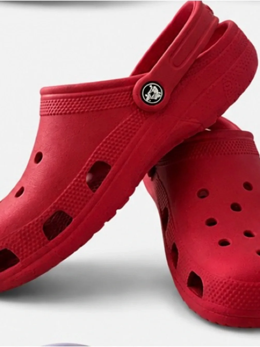 Crocs Classic Clog Red M7 W9 Men’s 7 Women’s 9 Slip On Shoes